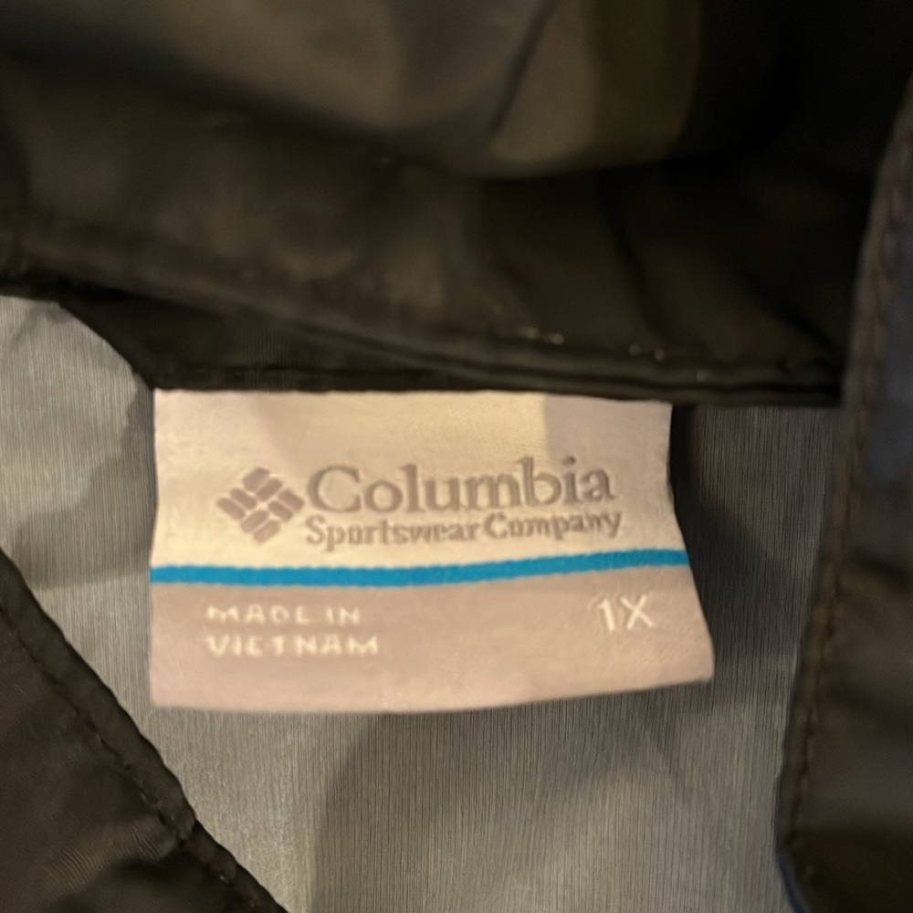 Women’s EUC Columbus black windbreaker size 1X - Picture 3 of 3